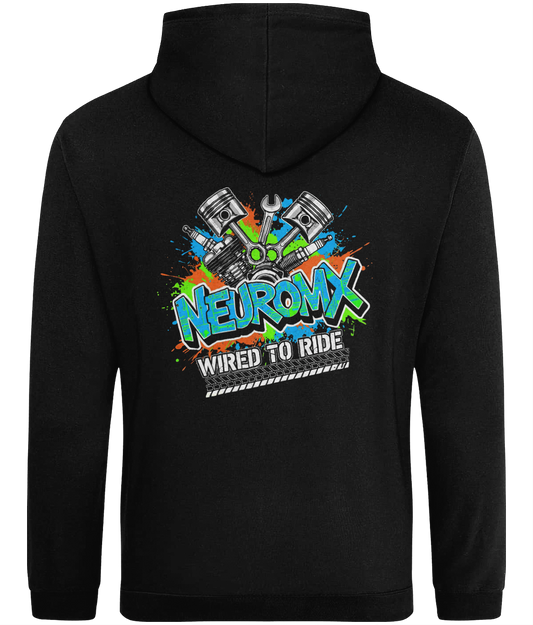 NeuroMX Wired to Ride Piston Hoodie | Motocross-Inspired Streetwear