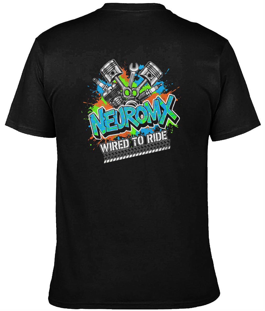 NeuroMX Wired to Ride Piston Tee | Motocross-Inspired Streetwear