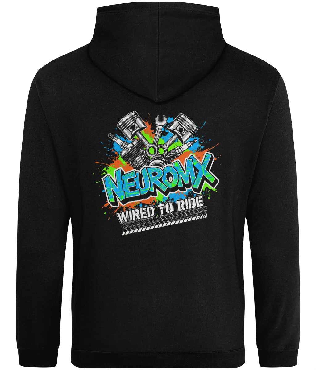 NeuroMX Wired to Ride Piston Hoodie | Motocross-Inspired Streetwear